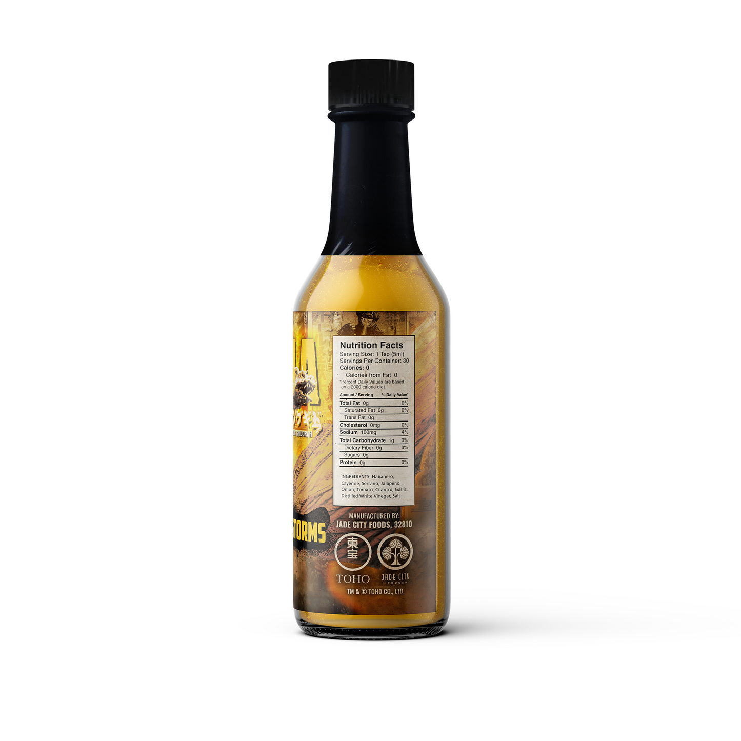 King Ghidorah's The Death Song of Three Storms: Roasted Garlic Habanero Hot Sauce