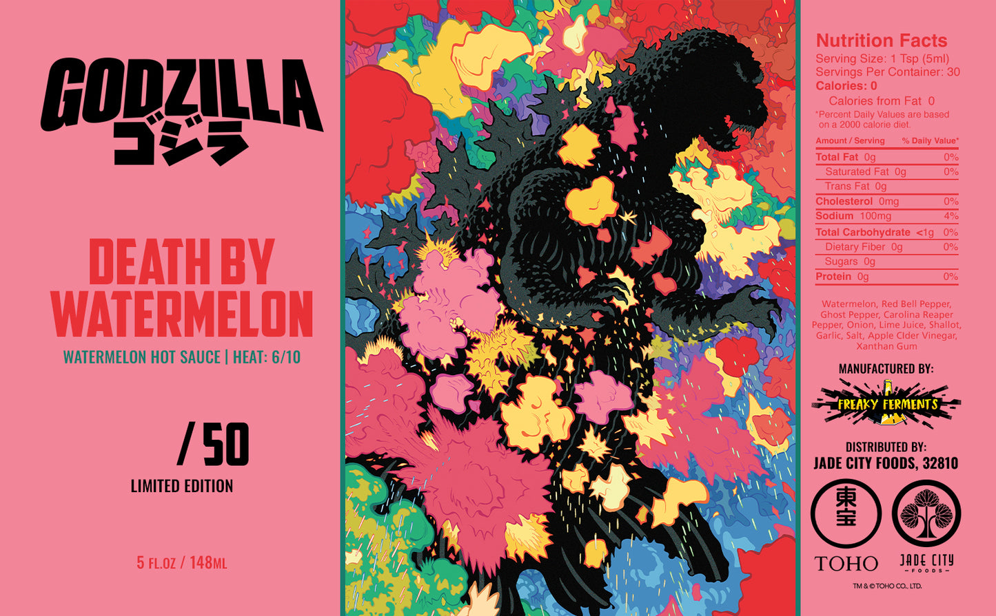 Godzilla's Death By Watermelon : Watermelon Hot Sauce