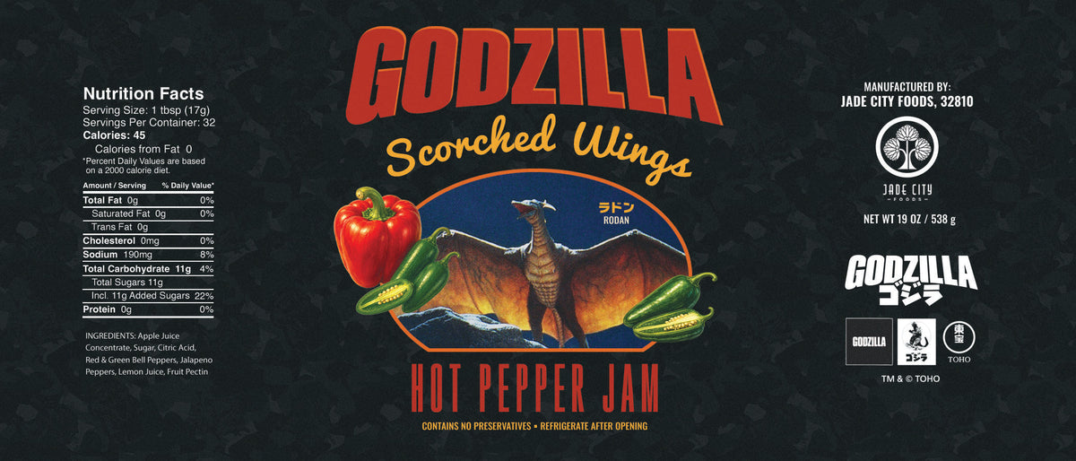 Godzilla Rodan's Scorched Wings : Hot Pepper Jam