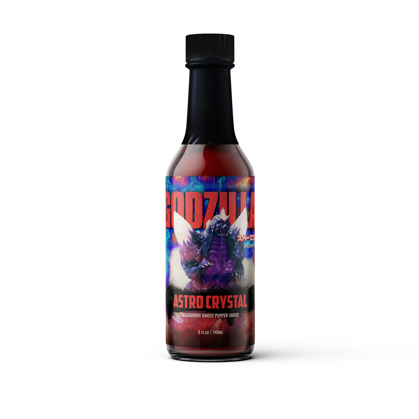SpaceGodzilla's Astro Crystal : Blueberry Ghost Pepper Sauce
