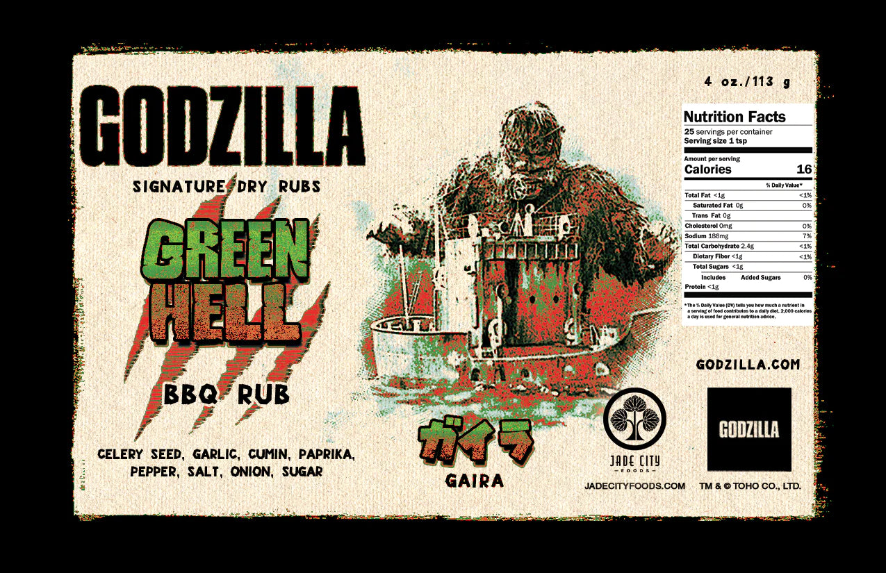 Godzilla Dry Rub Master Set