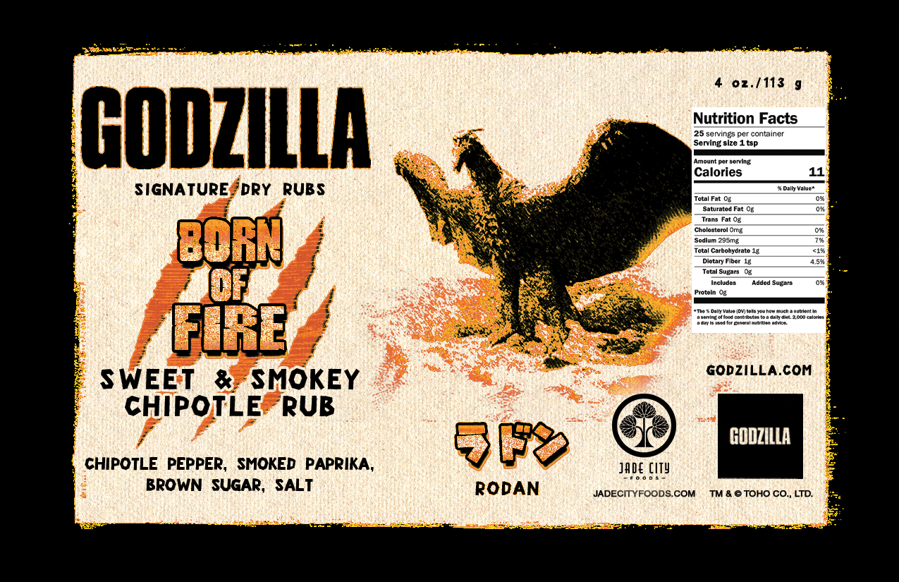 Godzilla Dry Rub 5-Pack : Series 2
