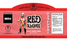 Load image into Gallery viewer, Jet Jaguar&#39;s Red Alone : Black Cherry Soda
