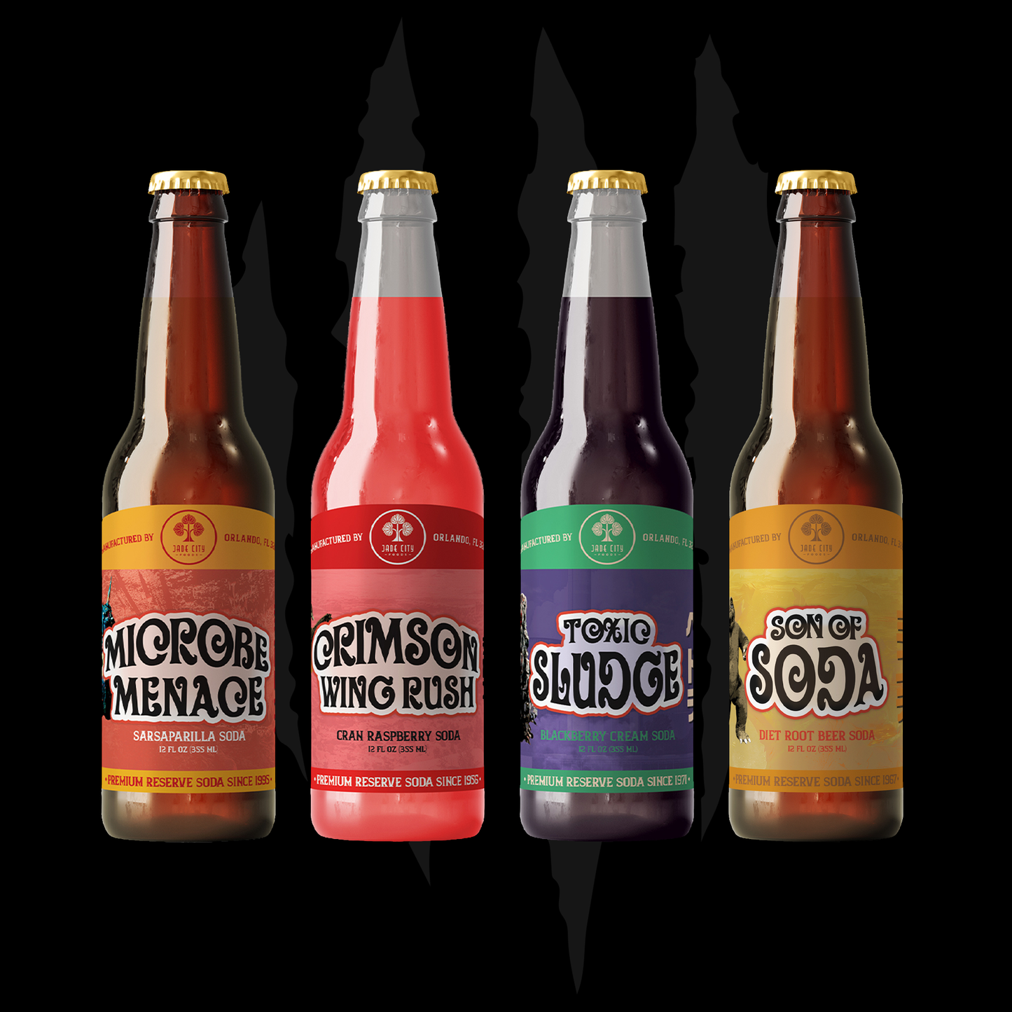 Godzilla Soda 4-Pack : Series 2