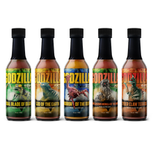 Load image into Gallery viewer, Godzilla Hot Sauce 5-Pack : Series 4
