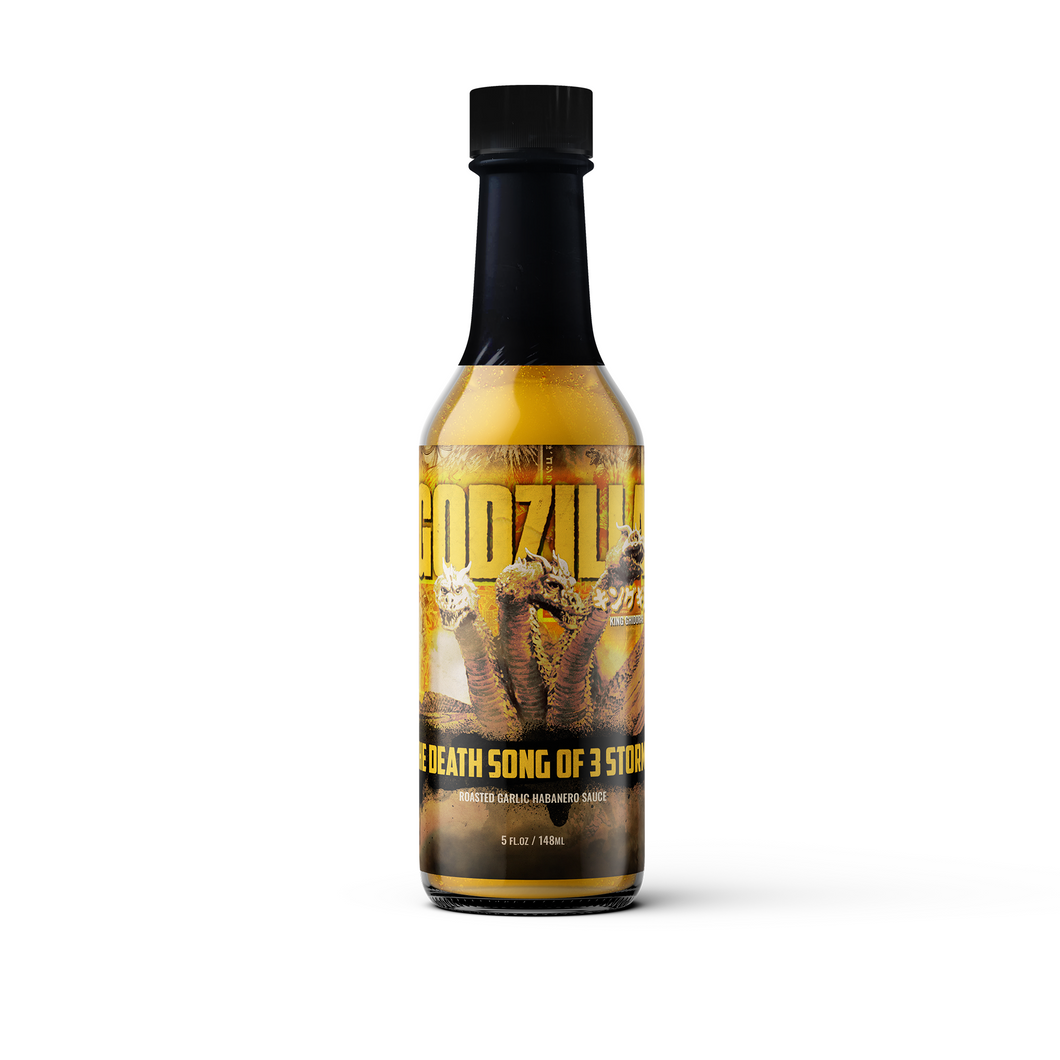 King Ghidorah's The Death Song of Three Storms: Roasted Garlic Habanero Hot Sauce