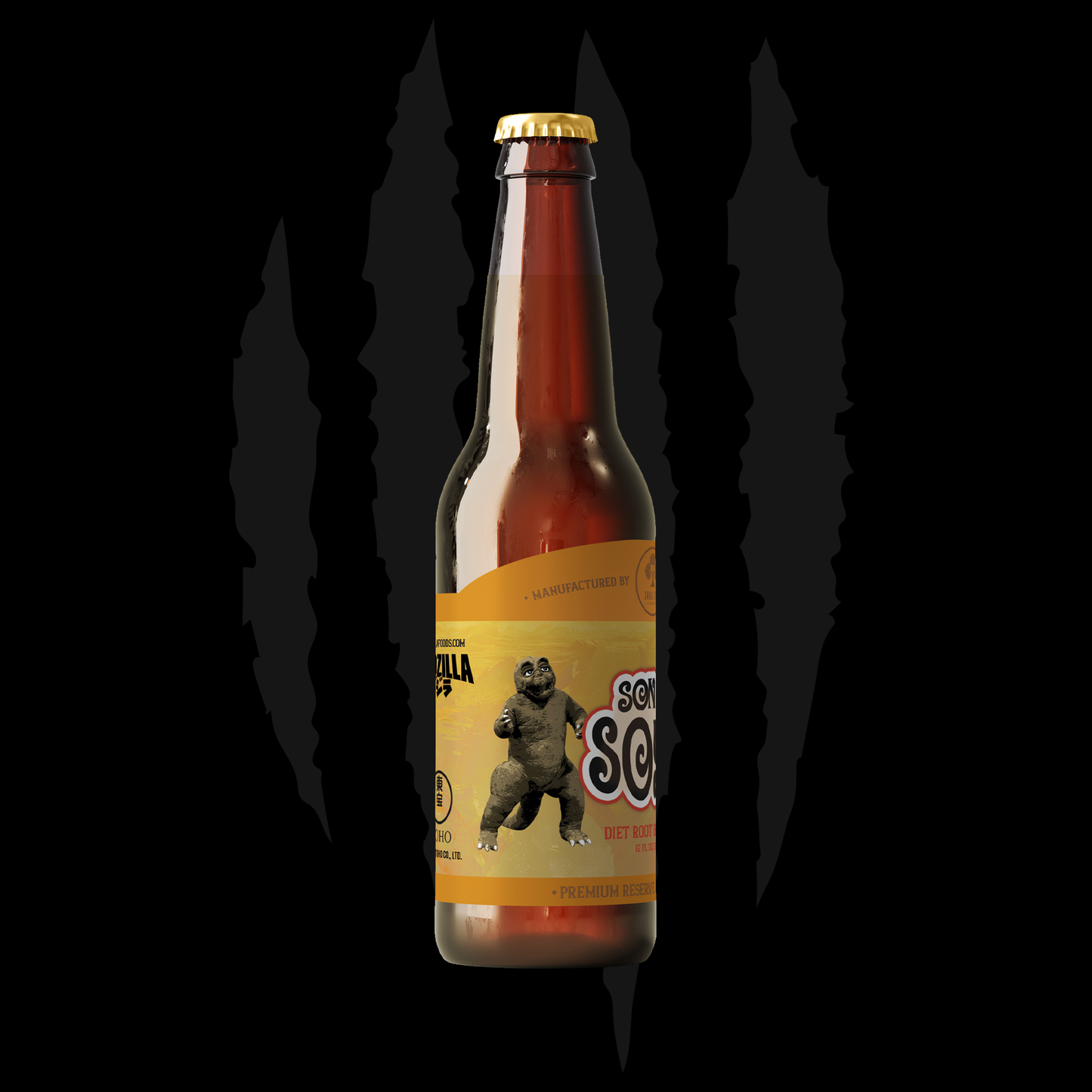 Minilla's Son of Soda : Diet Root Beer Soda