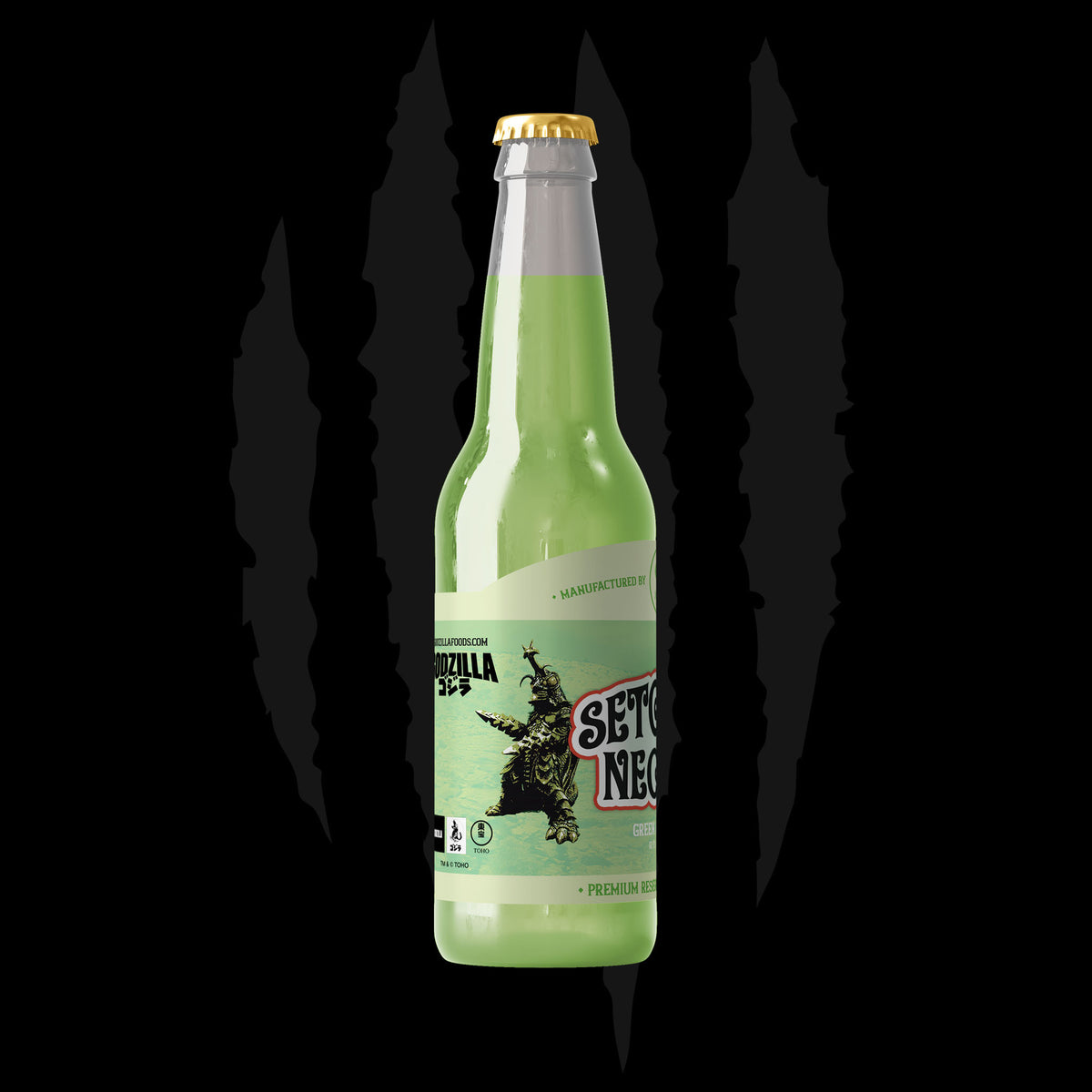 Godzilla Megalon's Setopian Nectar : Green Apple Soda