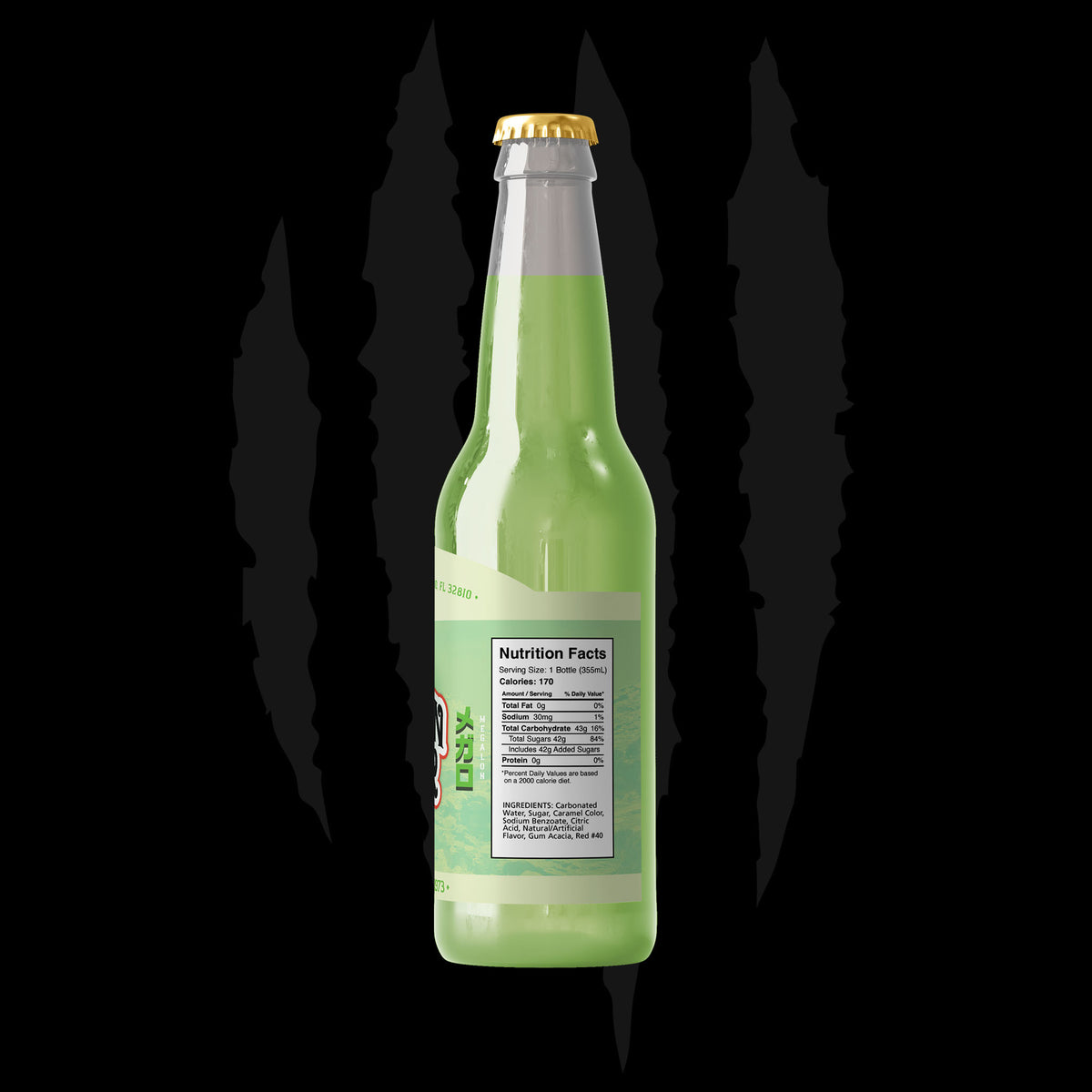 Godzilla Megalon's Setopian Nectar : Green Apple Soda