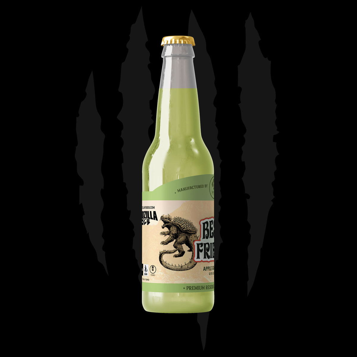 Godzilla Anguirus' Best Friend : Apple Ginger Ale