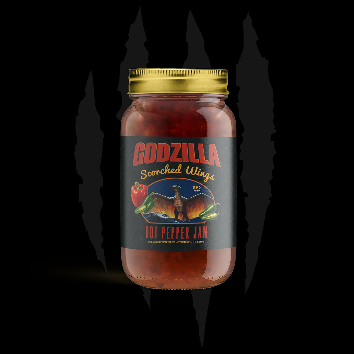 Godzilla Rodan's Scorched Wings : Hot Pepper Jam