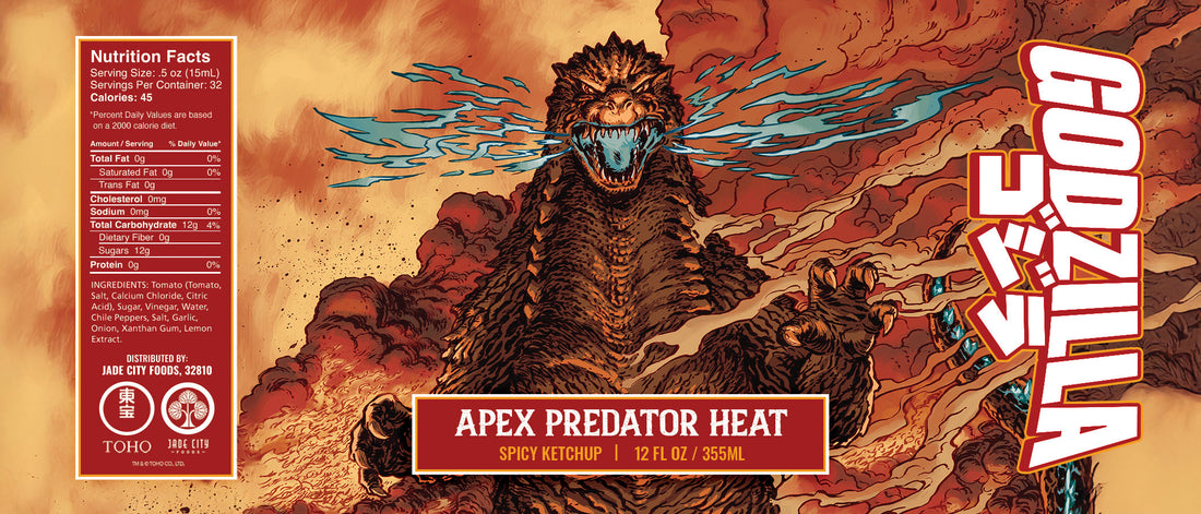Godzilla's Apex Predator Heat : Spicy Ketchup – GODZILLA FOODS