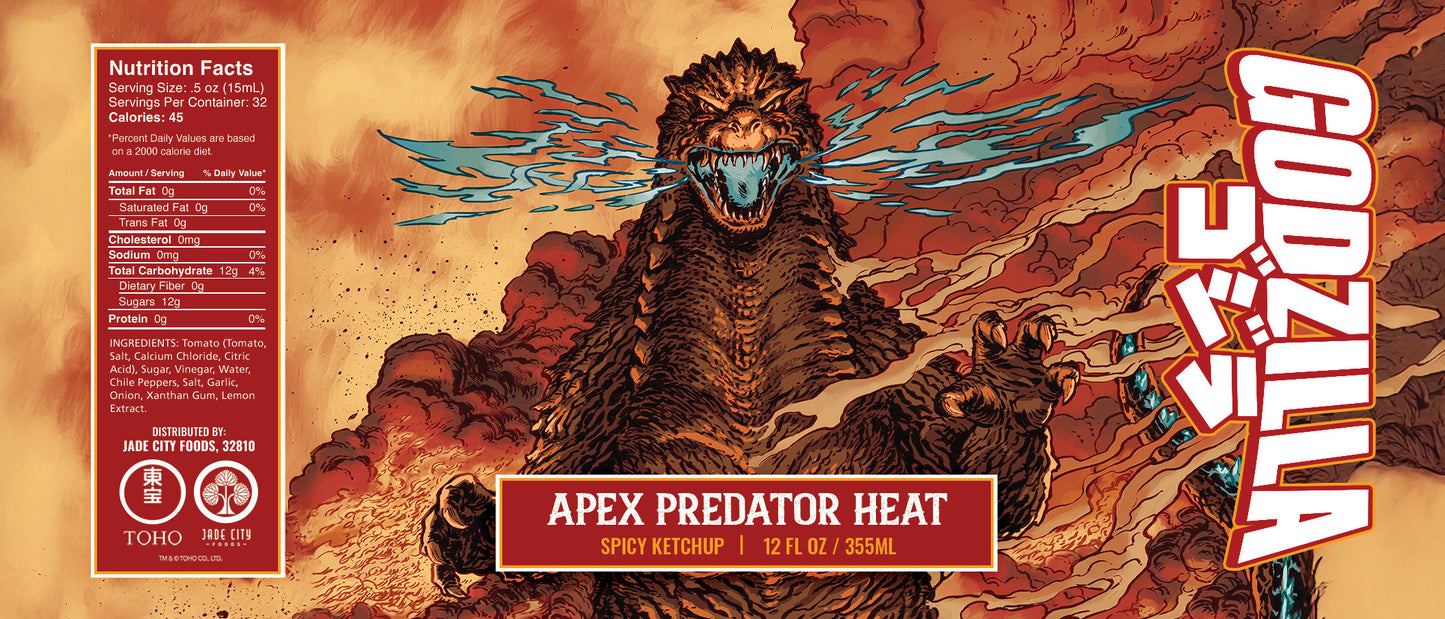 Godzilla's Apex Predator Heat : Spicy Ketchup