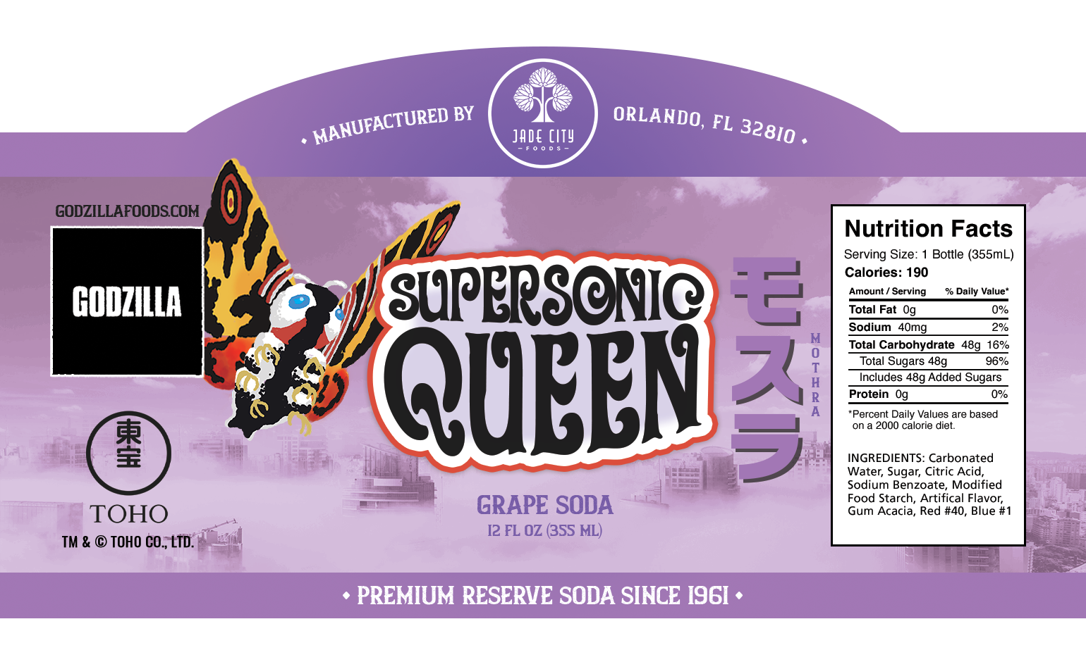 Godzilla Soda 6-Pack – GODZILLA FOODS