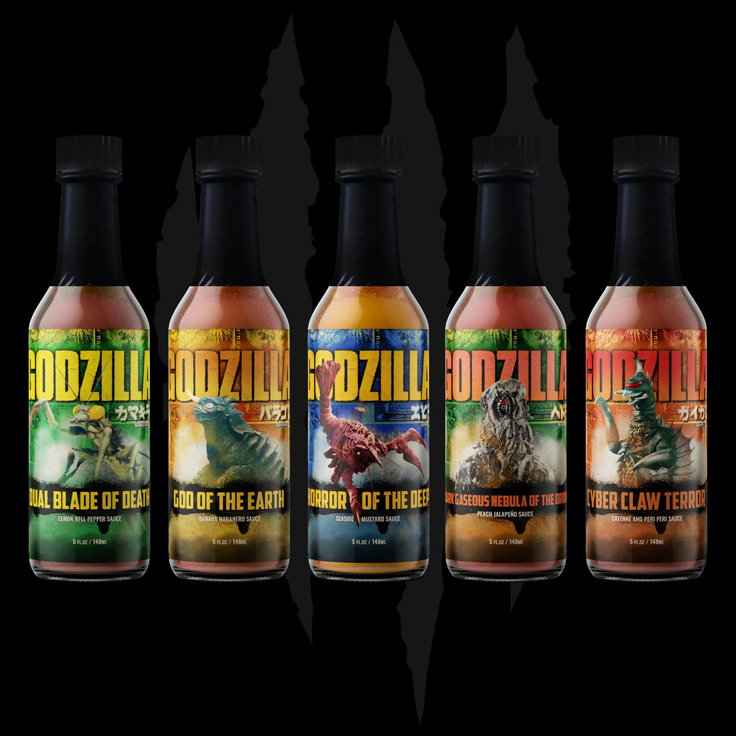 Godzilla Hot Sauce 5-Pack : Series 4