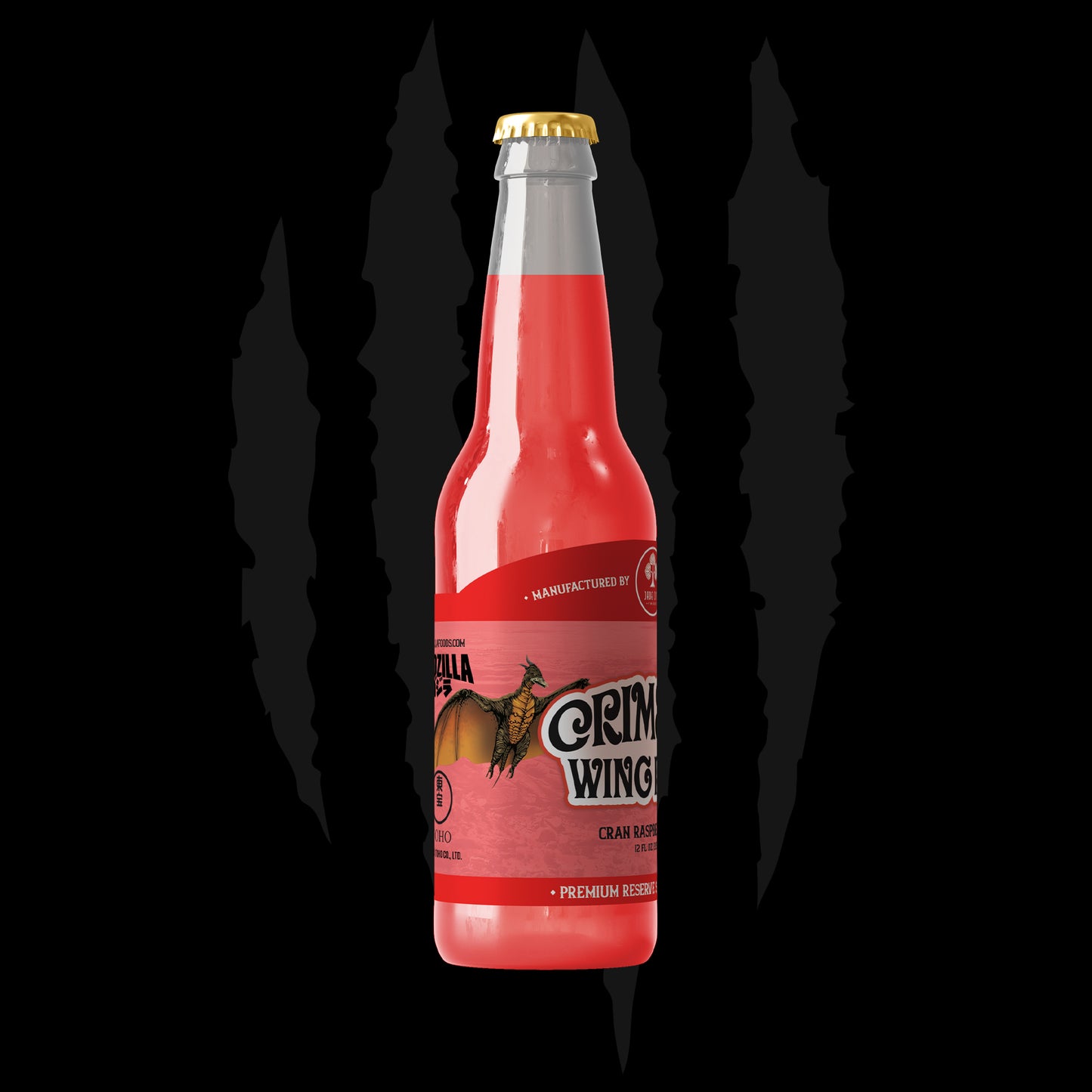 Rodan's Crimson Wing Rush : Cran Raspberry Soda