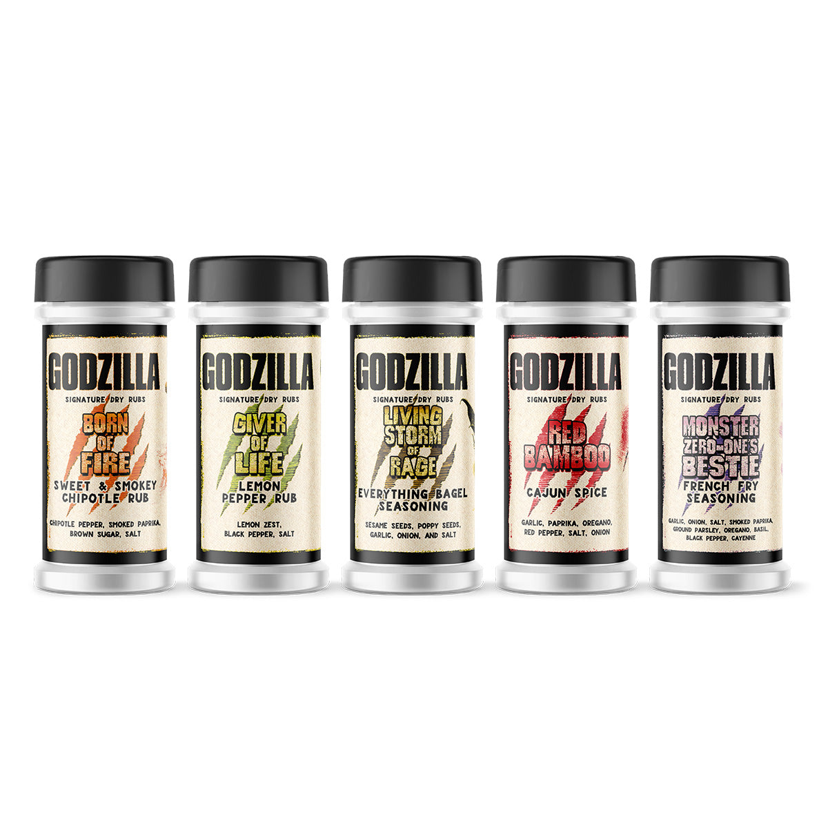 Godzilla Dry Rub 5-Pack : Series 2