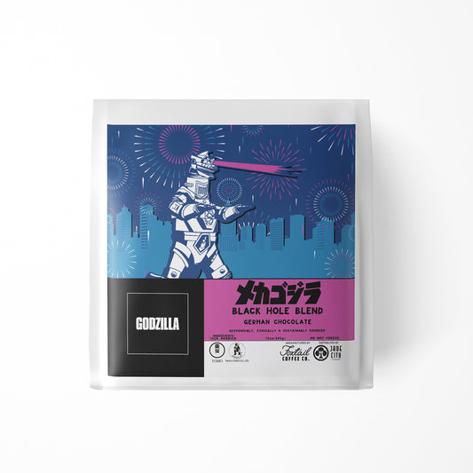 Mechagodzilla's Black Hole Blend (German Chocolate)