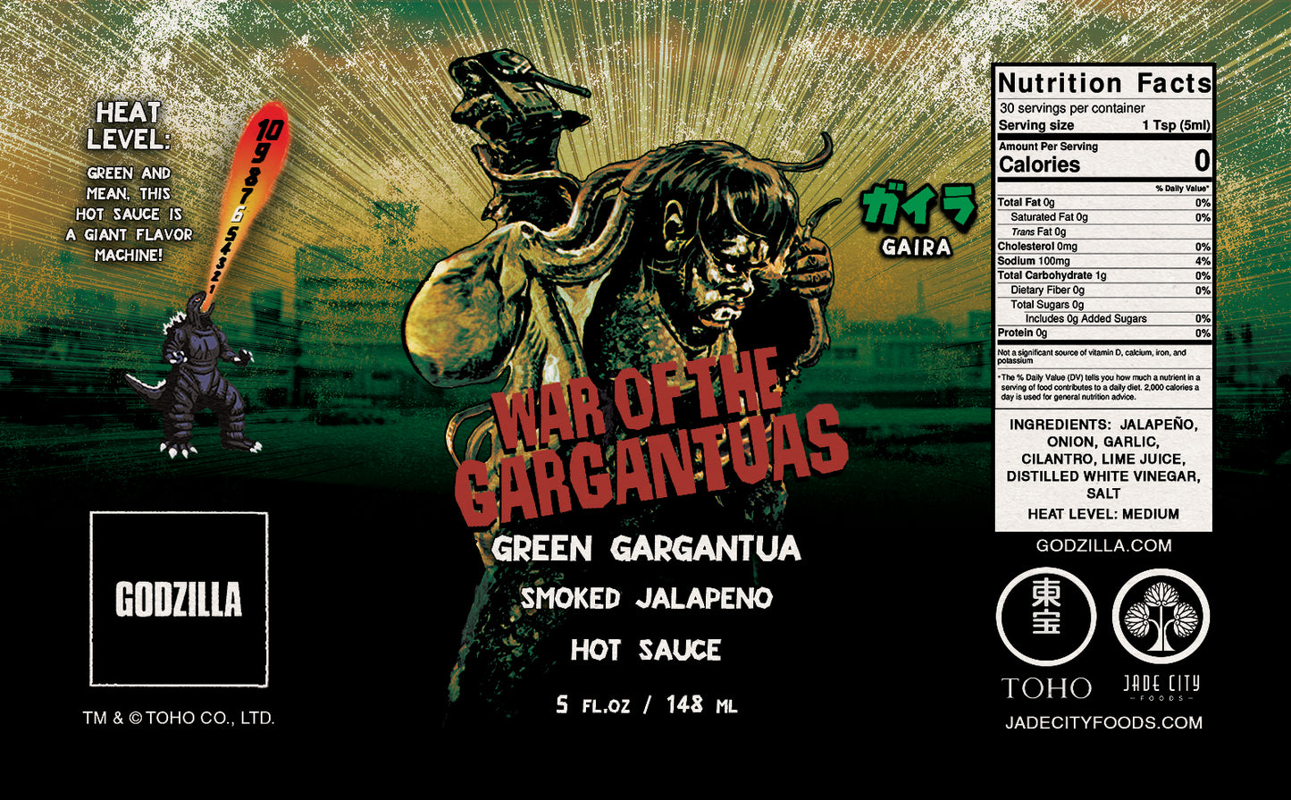 Gaira's Green Gargantua : Smoked Jalapeño Sauce