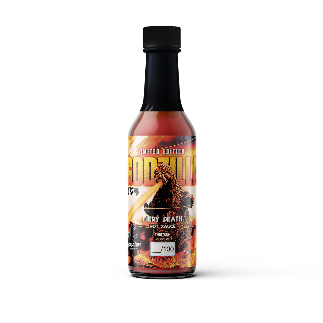 Godzilla's Fiery Death: 13 Pepper Hot Sauce
