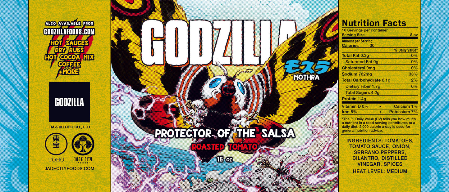 Mothra's Protector of the Salsa: Roasted Tomato